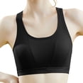 thumbnail image 2 of Aayomet Bralettes for Women Plus Size Back Wrapped Chest Thin Without Steel Rings Bra (Black, XL), 2 of 4