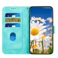 thumbnail image 5 of Leather For Samsung Galaxy S20 FE 5G 6.5-inch Floral  Printed Wallet Case, With Card Holder,Wristband,Magnetic Clasp Kickstand Folio Cover,Green,For Galaxy S20 FE 5G, 5 of 8