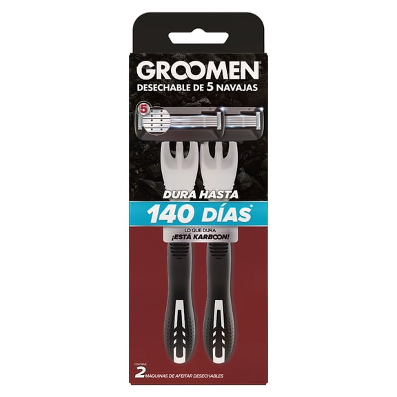 Rastrillo Groomen 500 Desechables 2pzs