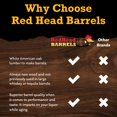 thumbnail image 4 of Barril de Envejecimiento Red Head Barrels 2L Roble Americano Carbonizado para Whisky, 4 of 7