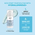 thumbnail image 5 of No7 HydraLuminous+ Hydrating Dual Phase Face Mask, 3.3 fl oz, 5 of 8