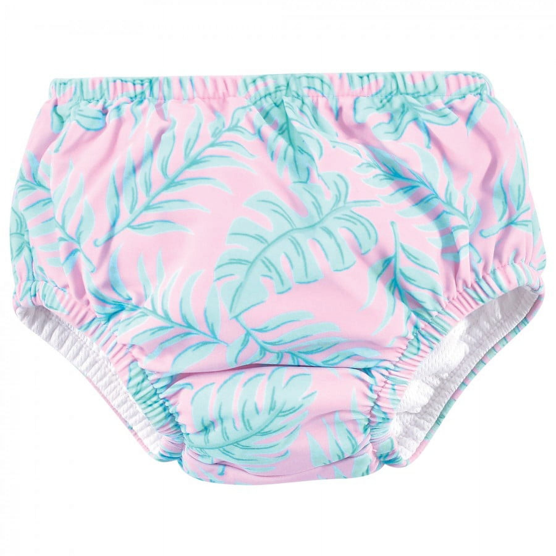 Hudson Baby Infant and Toddler Girl Swim Diapers, Flamingos, 4 Toddler