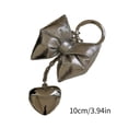 thumbnail image 5 of CIYISON Stylish Heart Keyring with Cute Bowknot Charm for Handbag or Key Decoration, 5 of 5