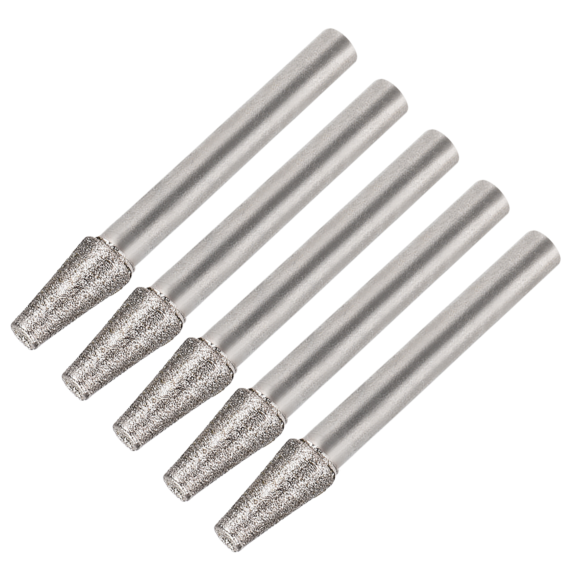 Diamond Burrs Grinding Drill Bits for Rotary Tool 1/4Inch Shank 8mm