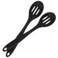 thumbnail image 1 of Wear-Resistant Skimmer Scoops Silicone Colanders for Cooking 2Pcs, 1 of 5