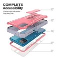 thumbnail image 5 of FITO For Samsung Galaxy A12 Case, Phone Case with Screen Protector and Kickstand (Pink), 5 of 6