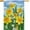 Color-28" x 40", variant on Spring Floral House Flag 28x40 Inch Double Sided Outside Welcome Tulip Daffodil Mason Jar Flowers Leaves Outdoor Seasonal Decorative Holiday Large Garden Yard Flag Decor 2-28