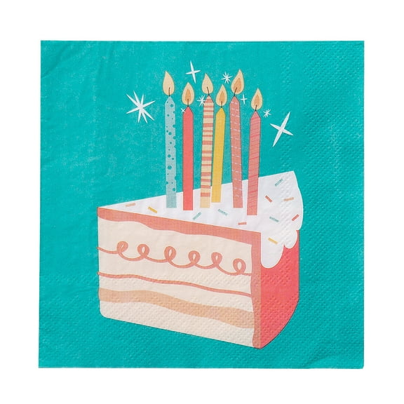Eat Cake Birthday Luncheon Napkins - 16 pieces