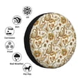 thumbnail image 4 of Naloa Indian Paisley PVC Leather Spare Tire Wheel Cover for Car Truck SUV Camper Trailer Universal Fit many size14 inch, 4 of 6