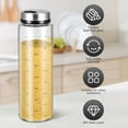 Rotary Glass Stainless Steel Seasoning Bottle Can Jar Pepper Container