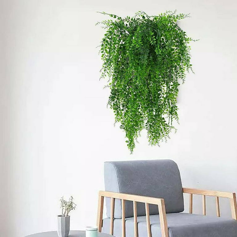 1pc Artificial Reptile Plants, Hanging Fake Vine, Artificial Grass Plants,  Hanging Green Plant Home Office Restaurant Party Decoration Wall Hanging Si