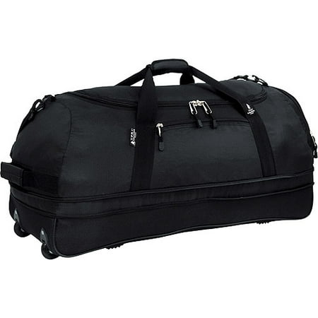 32" Bottom Expandable Rolling Duffel Bag, Black