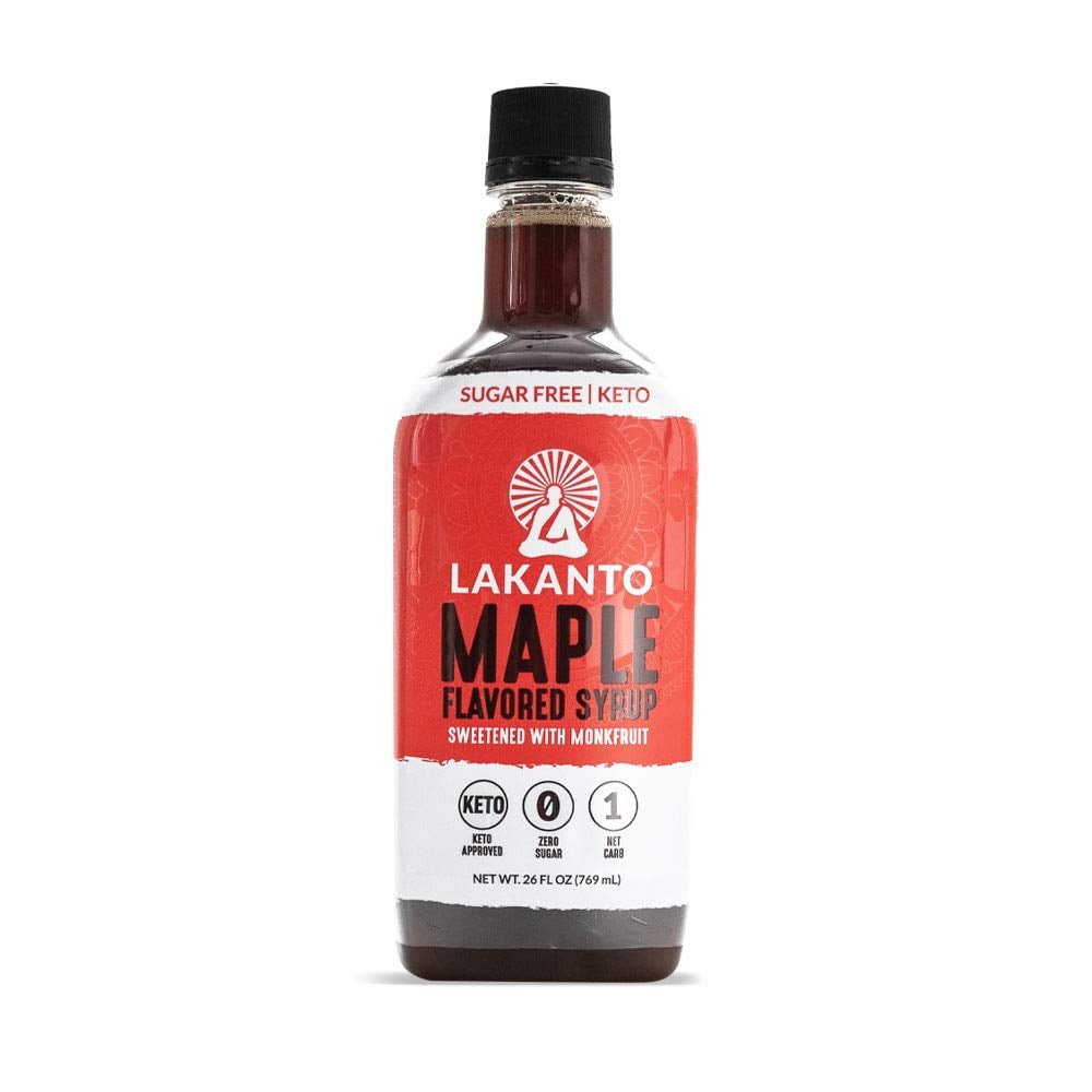 Lakanto Sugar Free Maple Syrup Monk Fruit Sweetener, Keto Diet