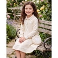 thumbnail image 6 of Aideaone Toddler Girls Long Sleeve Polo Dress with Matching Heart Crossbody Bag 2T-7T, 6 of 7