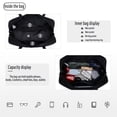 thumbnail image 6 of Slouchy Tote Bags Polka Dot Nylon Bowler Bag for Women Hobo Bags Large Shoulder Bag for Travel Work College, 6 of 8