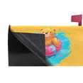 thumbnail image 4 of Cute Bear Swimming Circle Mailbox Covers Magnetic Post Box Cover Wraps Standard Size 21"x18" Waterproof Home Garden Yard Outside Decor, 4 of 9