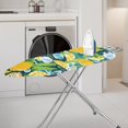 thumbnail image 2 of HELLHERO Soft Anti-Slip Ironing Board Cover 3 Fasteners Dust Covers Soft Fabric 15"x54", Lemon, 2 of 5