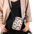 thumbnail image 4 of HELLHERO Underarm Shoulder Bag Polyester Double Layer Ladybug Heart Pattern for Travel Daily Use Unisex, 4 of 7