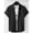Black, variant on YLSDY Men's Short Sleeve Golf Shirt with Chest Pocket, Solid Color Fashion Top for Weekend Getaways Navy S