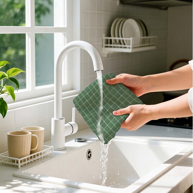 Cleaning Cloth Rag,Dish Cloth,Kitchen Cleaning Cloth,Microfiber Cloth,Cotton Cleaning Rag,Absorbent Cloth,Multipurpose Cloth,Household Cleaning Cloth,Washable Cloth普通产品 -> Home & Garden -> 厨房用品 -> Wi