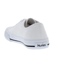 thumbnail image 4 of Hurley Womens Carrie Canvas Sneakers Low Top Lace Up Shoes Fashion Comfortable (White, 8.5), 4 of 5