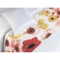 thumbnail image 3 of Botanical Bed Runner, Springtime Flowers Boho with Romantic Aura Watercolor Vibes Print, Decorative Accent Bedding Scarf for Hotels Homes & Guest Rooms, Twin, Blush Raspberry and White, by Ambesonne, 3 of 3