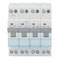 thumbnail image 3 of "DIN Rail Mount 4P Dual Power Manual Transfer Switch with Single Side Interlock, 400VAC 63A, Overload & Short Circuit Protection, PC Flame Retardant Shell, 3-Color Indicator Window for, 3 of 4