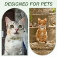 thumbnail image 7 of Dog Collar with Bell, Pu Leather Cat Collars Pet Basic Soft Padded Adjustable Buckle, 12" (Yellow, 1 Pcs), 7 of 7