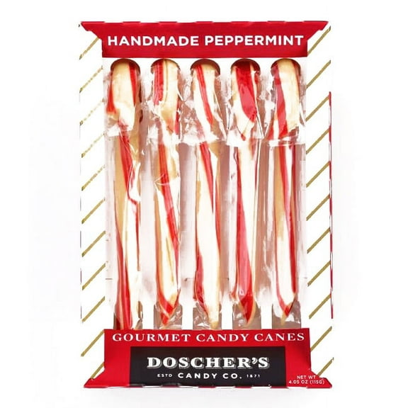 Doscher's Candy Canes 5 Pack 4.05 oz each (1 Item Per Order, not per case)