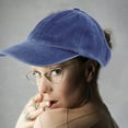 thumbnail image 4 of unbranded Trucker Vintage De Mezclilla Lavada Con Protección Solar Ajustable, 4 of 8