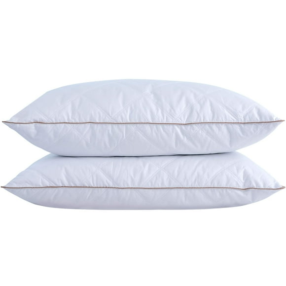 Almohada Puredown® con plumas de ganso y plumón, 100% algodón estándar