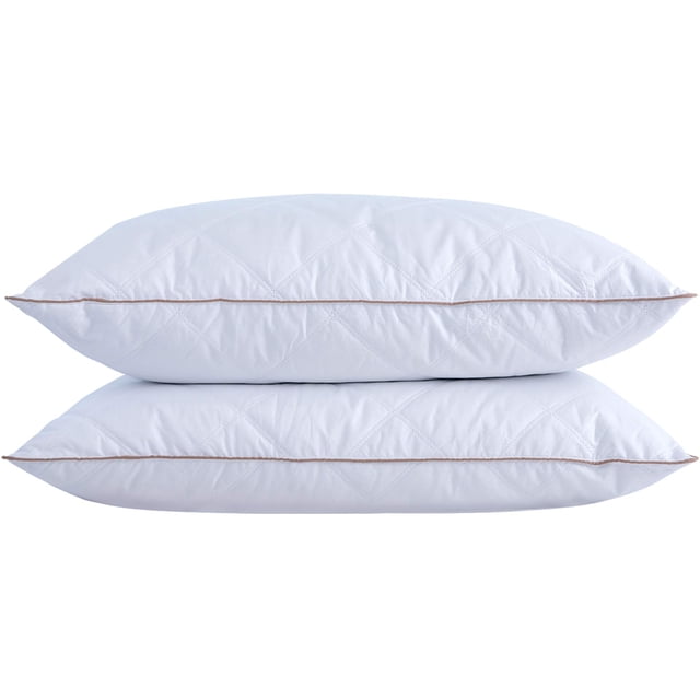 Almohada Puredown® con plumas de ganso y plumón, 100% algodón estándar