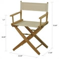 thumbnail image 6 of Extra-Wide Premium 18 in. Hardwoods Standard Height Directors Chair, 6 of 7