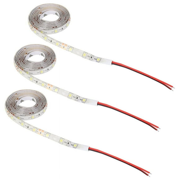 3X 60-3528 SMD Waterproof LED Light Strip DC12V (White)1M,3 x 1M LED Light Strip,White