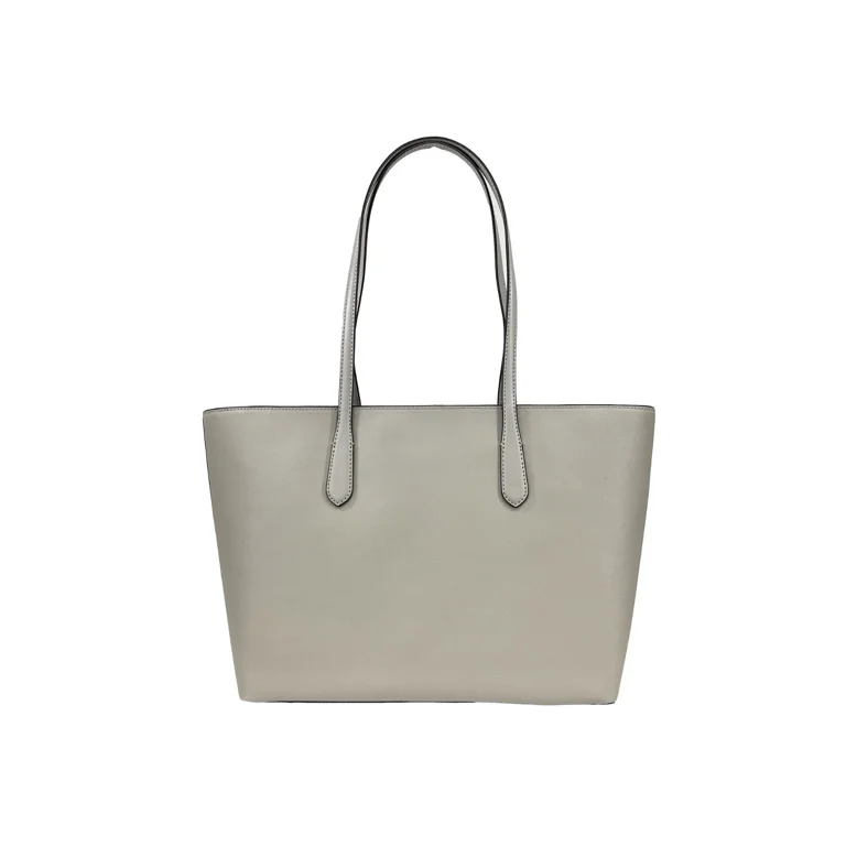 Michael Kors Arden Large Top-Zip Pearl MK Signature Logo Tote Bag