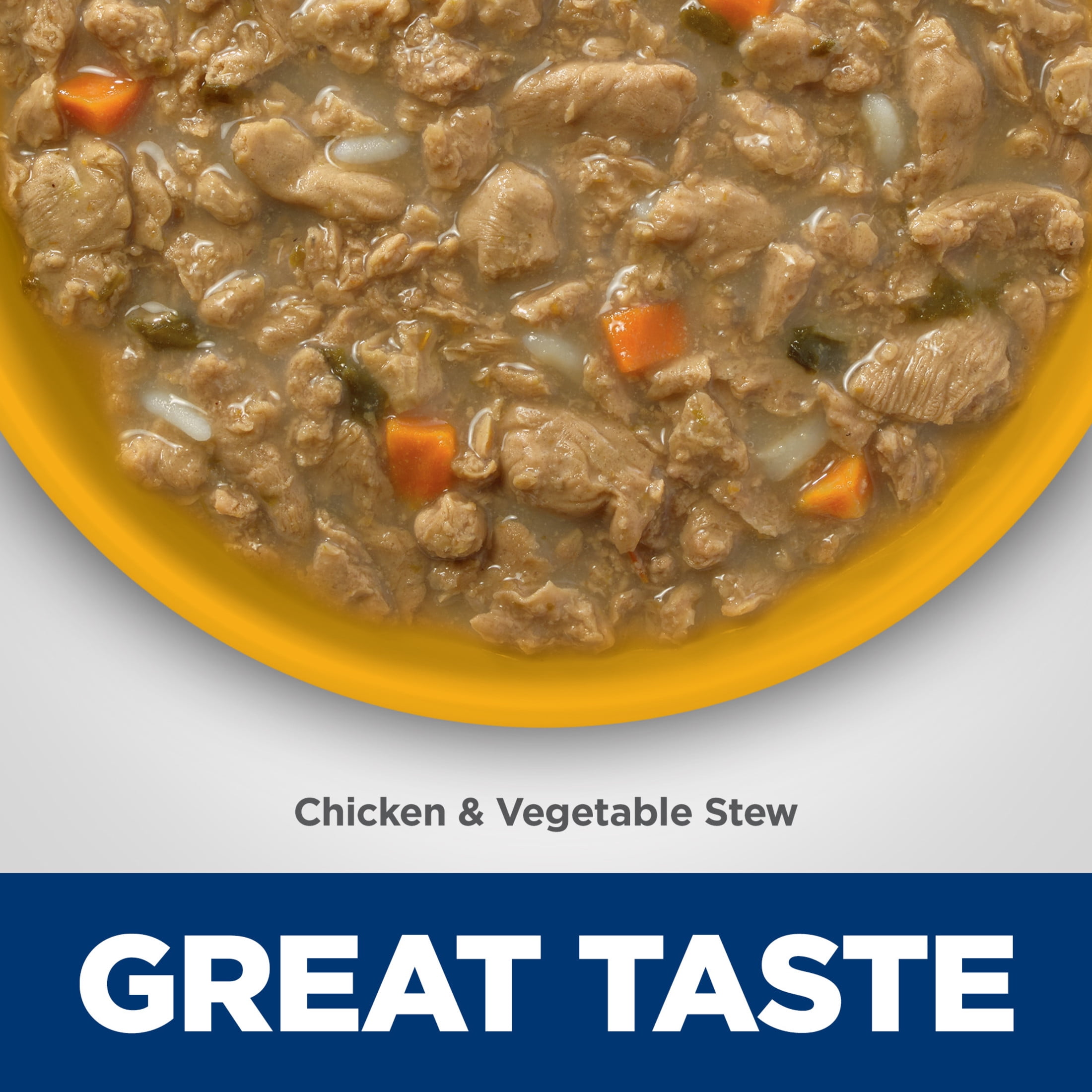 Hill's Science Diet 7+ Senior Vitality Chicken & Vegetable Stew Wet Cat Food, 2.9oz Can 24pk
