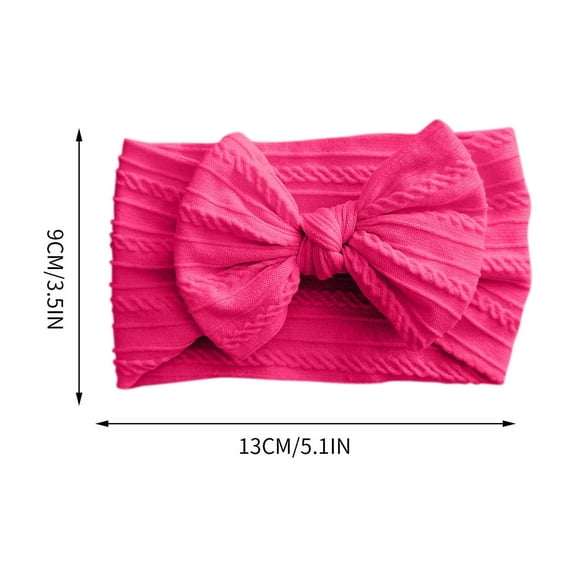 Baby Girls Bows Headbands Nylon Hairbands Ribbon Bow Elastic Hair Accessories for Newborns Infants Toddlers and Kids