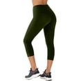 thumbnail image 1 of Pantalones de yoga ajustados de cintura alta para mujer - Pantalones cortos deportivos con forma de melocotón - M-L, 1 of 4