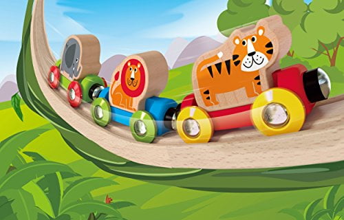 hape jungle journey train