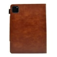 thumbnail image 7 of ELEHOLD for iPad Pro 11 inch 2024 Flip Smart Leather Case with Card Slots Kickstand Function Magnetic Clasp Shockproof Protective Cover for iPad Pro 11" 2024,Brown, 7 of 7