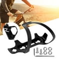 thumbnail image 4 of Bike Bottle Bracket, Durable Water Cup Bracket, Black Aluminium Alloy Universal Bottle Cage Lightweight For Outdoor  Travel Camping ANGGREK Negro, 4 of 8