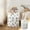White 009, variant on Neoyler Storage Bags Foldable Fabric Laundry Basket with Reinforced Rope Handle Cotton Linen Lined Collapsible Organizer No Assembly Lightweight Portable for Closet Dorm Bathroom White 13.8x11.8in