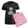 thumbnail image 5 of CafePress - Labradoodle Fan Women's Dark Pajamas - Women's Short Sleeve Print T-Shirt and Pants Dark Cotton Pajama Set, 5 of 7