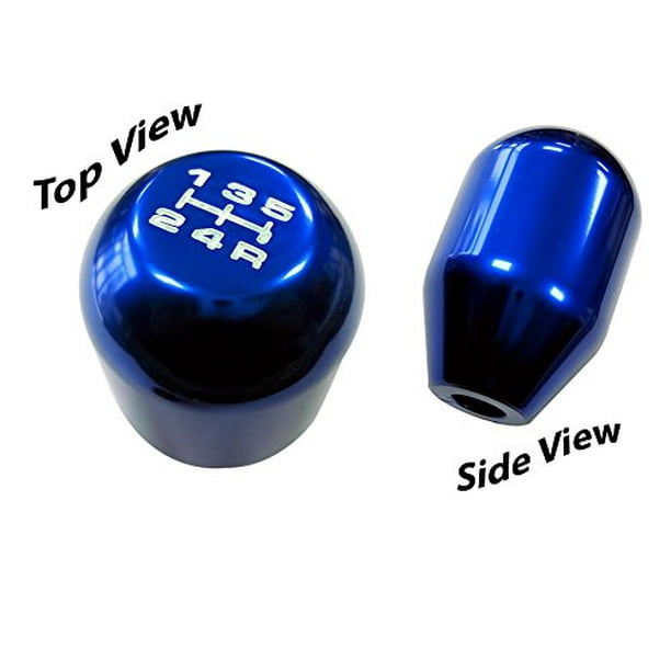 10x1.25mm Thread 5 speed TypeR Shift Knob in Blue Billet Aluminum for Mazda 3 Miata MX3 MX5 MX6