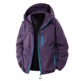 thumbnail image 1 of FYEGRE Manteau de Randonnée Extérieur pour Homme Respirant Coupe-Vent Imperméable Léger Randonnée Alpinisme Tissu Extensible Violet TTG, 1 of 4