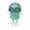 Green, variant on Jellyfish Dancing Fish With Automatic Obstacle Avoidance Auditory Stimulation Indoor Entertainment Toy for Child