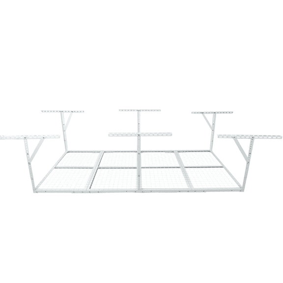 3x8FT Heavy-Duty Overhead Garage Rack 600LB Capacity 22-40" Adjustable