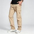thumbnail image 2 of Men Cargo Pants Stretch Breathable Multi Storage Reinforced Hiking Outdoor Work Pants S-XL, 2 of 10
