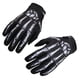 thumbnail image 2 of Qarigey Guantes multifuncionales para ciclismo de motocicleta, transpirables y ligeros, cómodos, de nailon, resistentes al viento, blanco XS Type1 NO1, 2 of 6