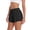 #01-Black, variant on 2-in-1 Athletic Shorts for Women Quick Dry Shorts Flowy Drawstring Running Shorts with Liner High Waist Tennis Skort Shorts Lightweight Breathable Workout Shorts Gym Casual Wear